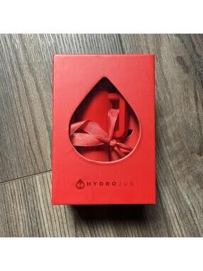 Hydrojug Red Holly Christmas Ornament Traveler New In Box Limited Edition